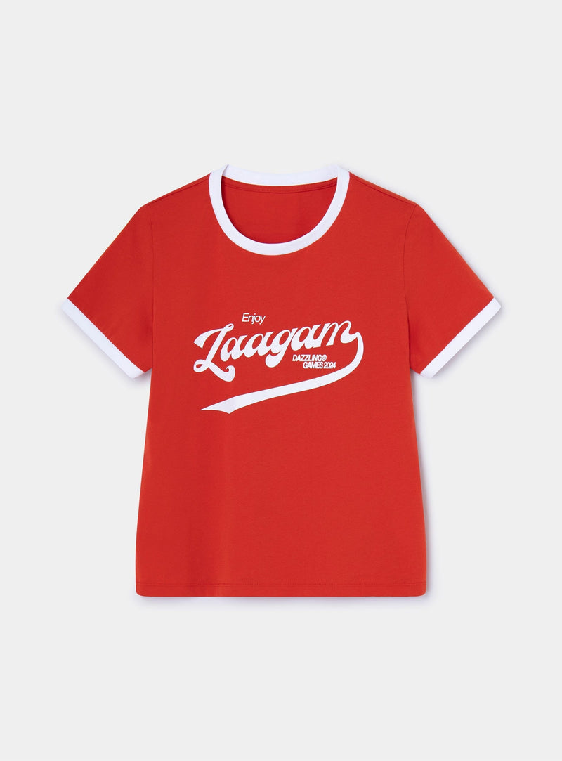 Top Cotton Logo Olympia - Red