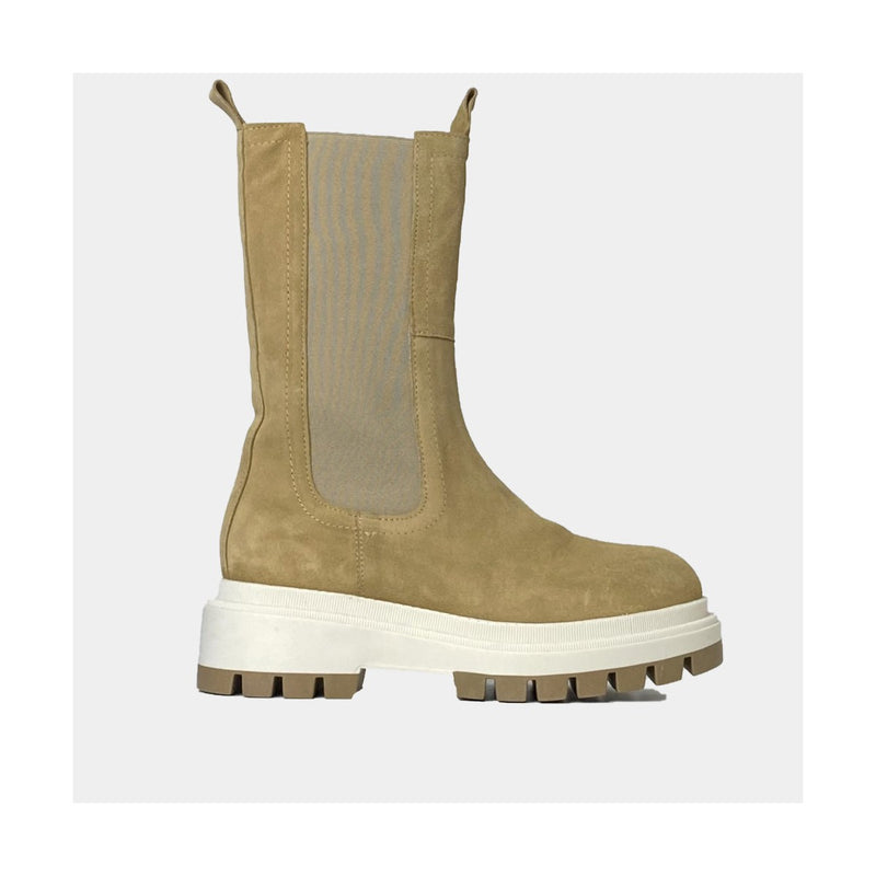 Chelsea Boots Clio Tuil Impair - Velours Camel Clair