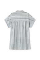 Robe Courte Implicite Bleu