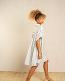 Robe Courte Implicite Bleu