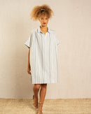 Robe Courte Implicite Bleu