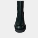 Boots Clio Tuil Imprime - Cuir Graine Vert