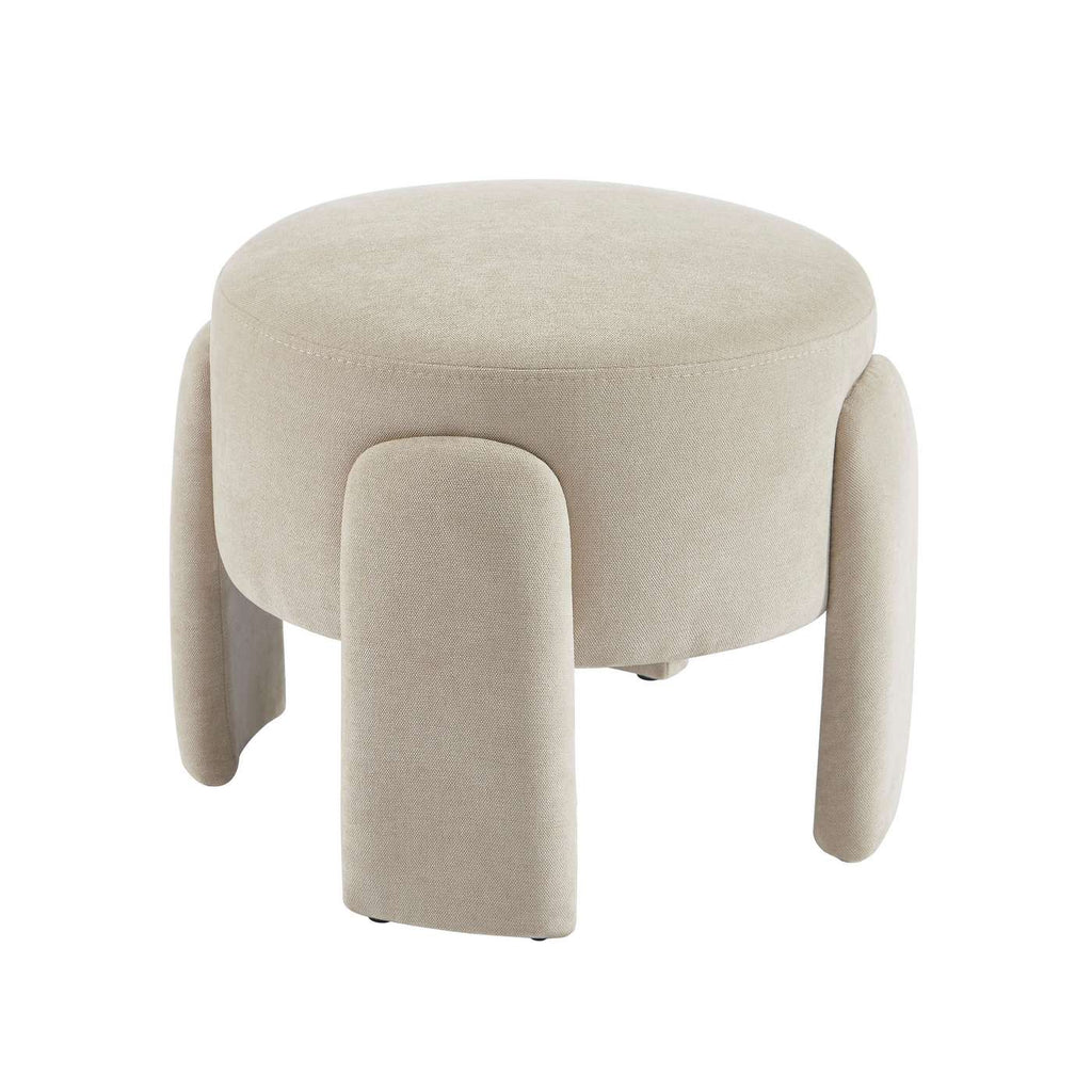 Ina - Pouf - Tessuto - Beige