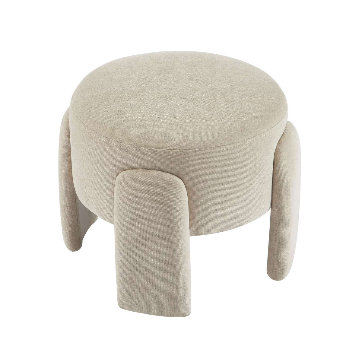 Ina - Pouf - Tessuto - Beige