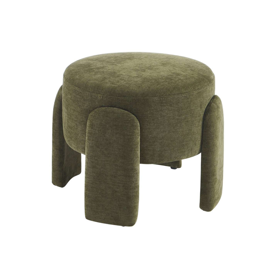 Ina - Pouf - Tessuto - Verde