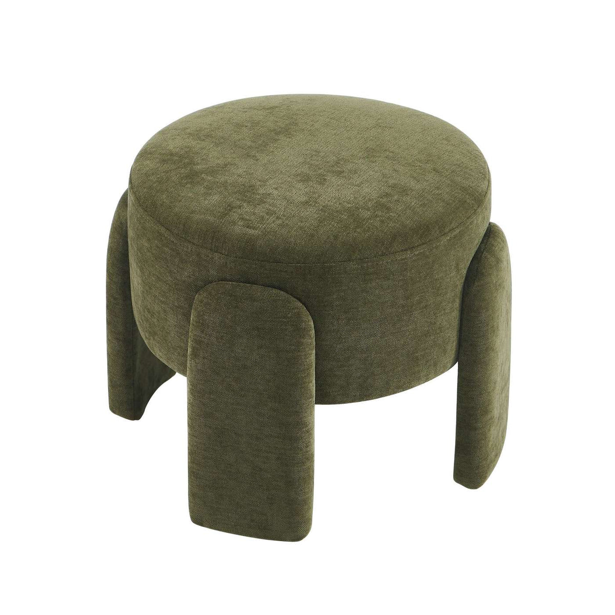 Ina - Pouf - Tessuto - Verde