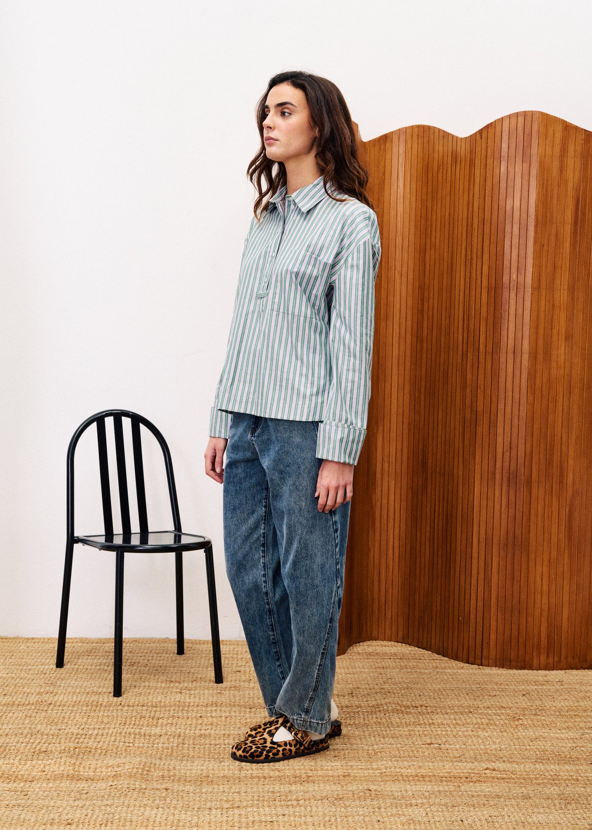 Camicia Pothos - Verde Muschio