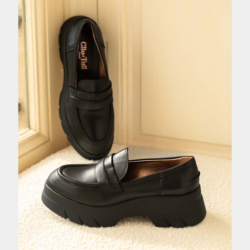 Mocassins Clio Tuil Incertain - Tori - Cuir Noir