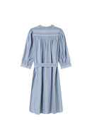 Robe Mi-Longue Indice Bleu