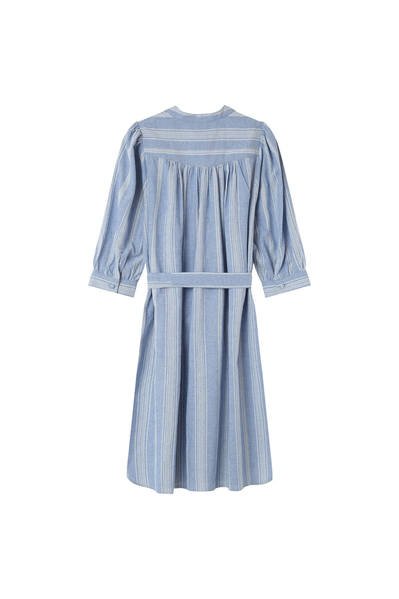 Robe Mi-Longue Indice Bleu
