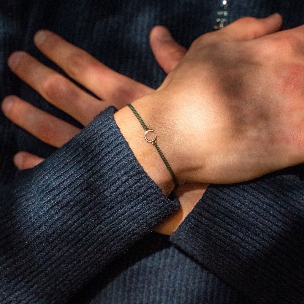 Bracelet C - Doré - Noir