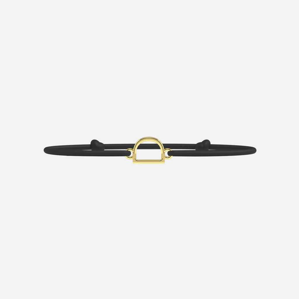Bracelet D - Doré - Noir
