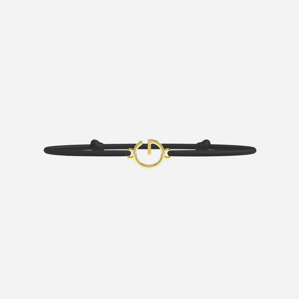 Bracelet G - Gold - Black