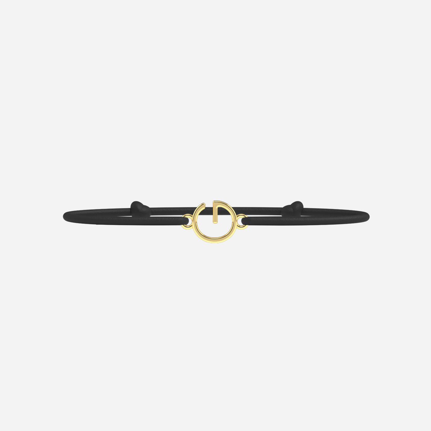 Bracelet G - Gold - Black