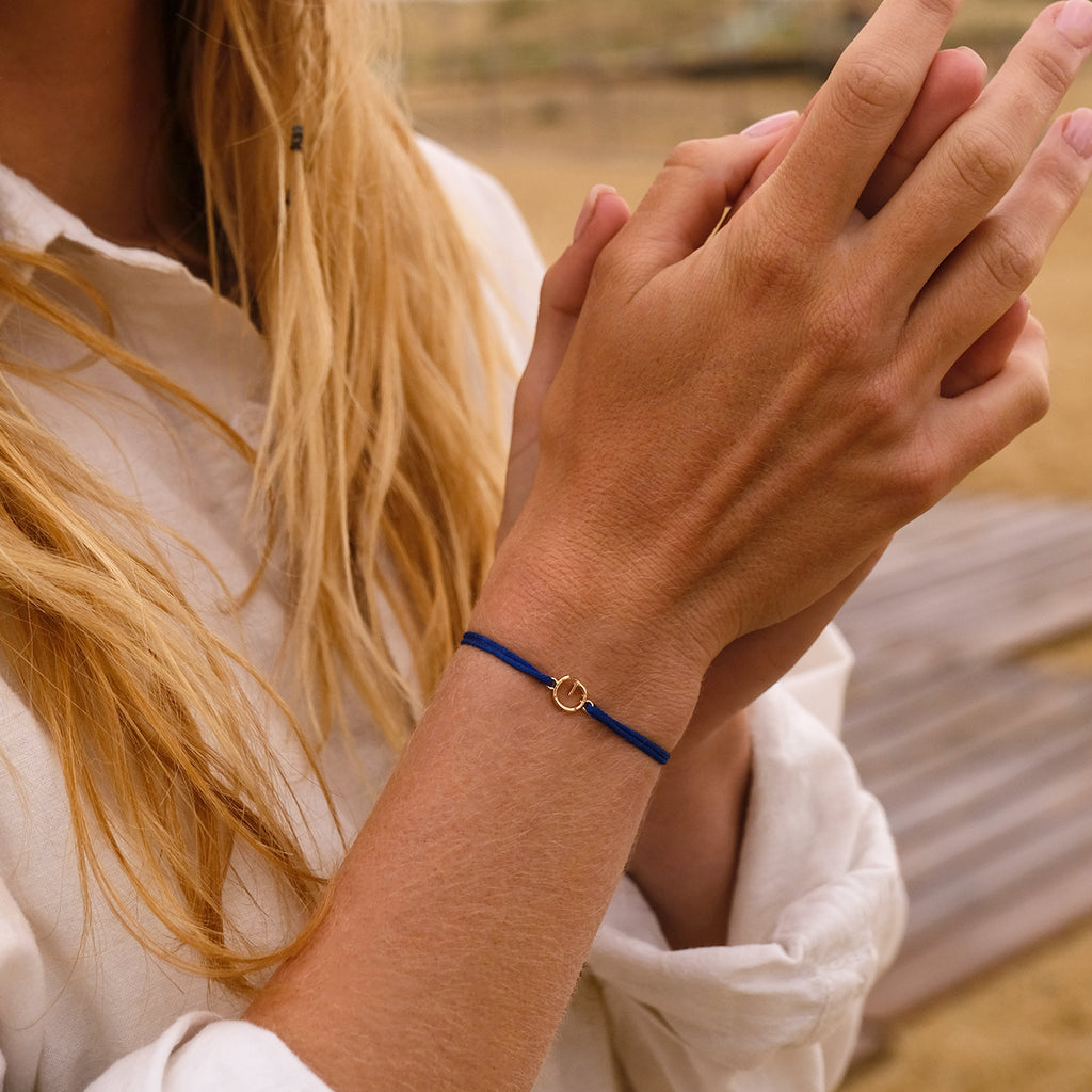 Bracelet G - Gold - Black