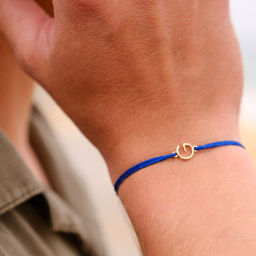 Bracelet G - Gold - Black