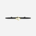 H Bracelet - Gold - Black