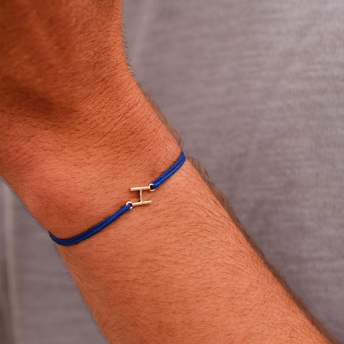 H Bracelet - Gold - Black