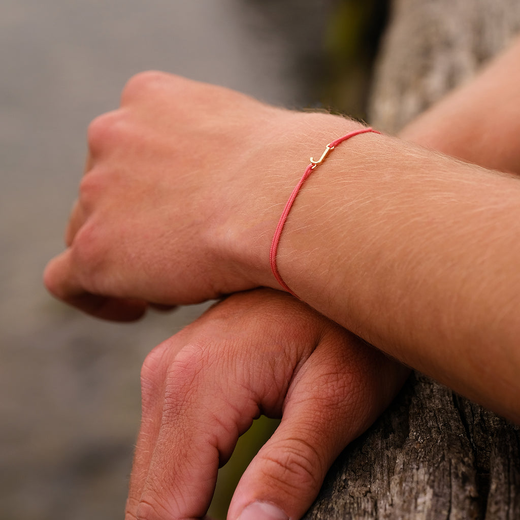 Bracelet J - Doré - Noir