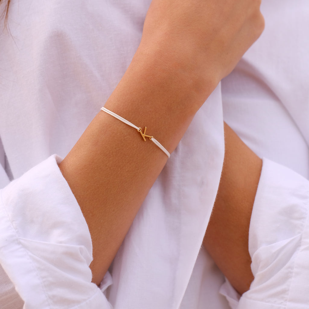 Bracelet K - Doré - Noir