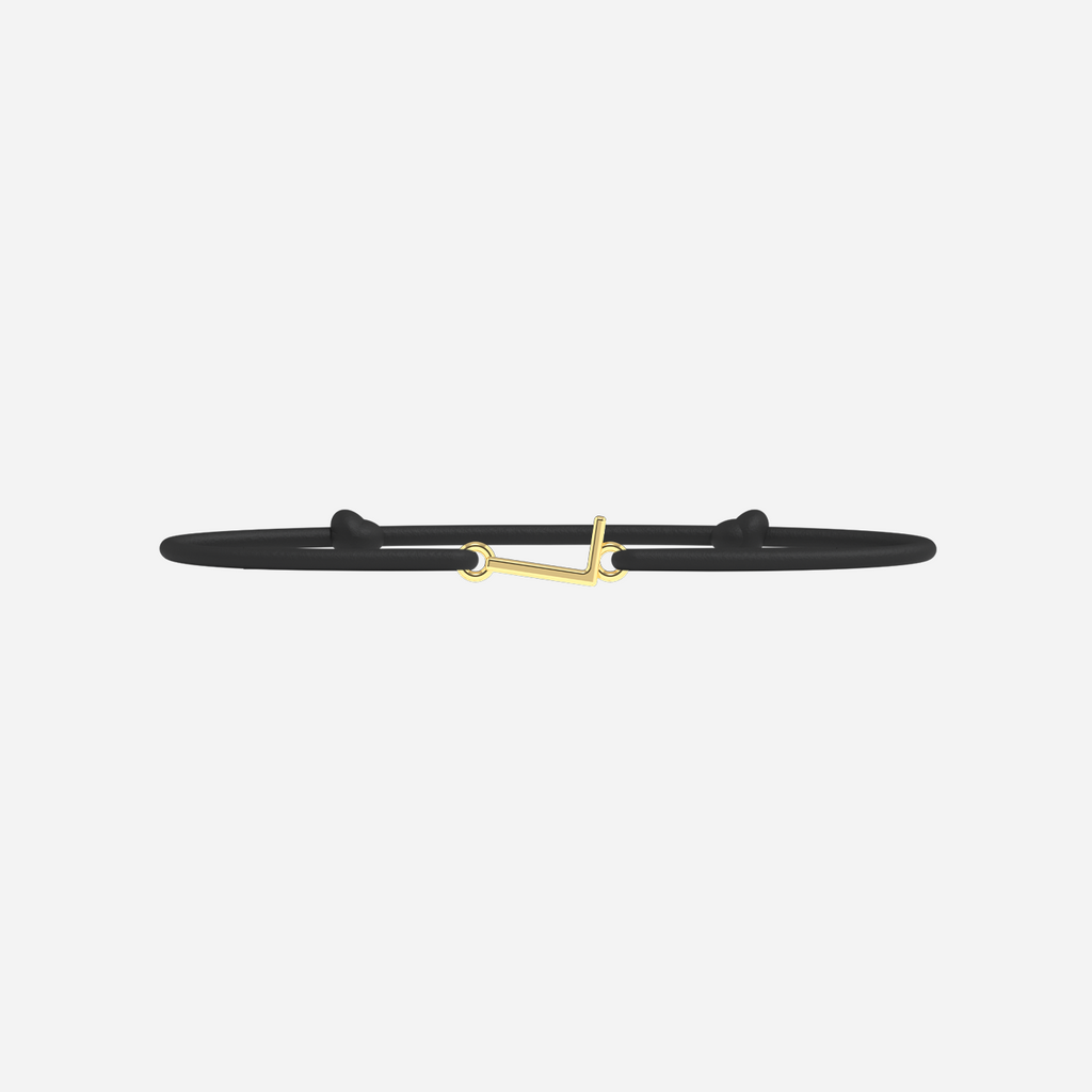 Bracelet L - Gold - Black