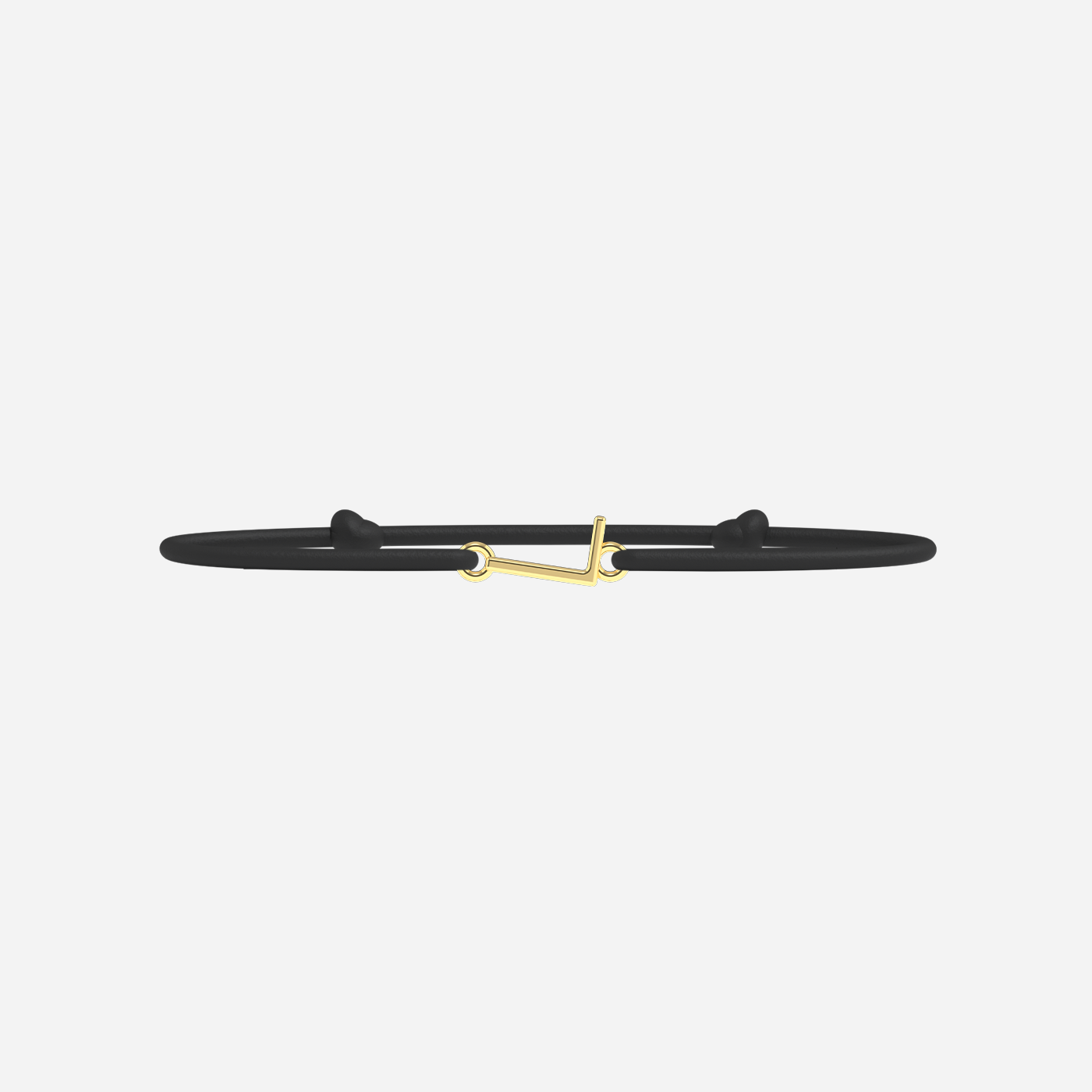 Bracelet L - Gold - Black