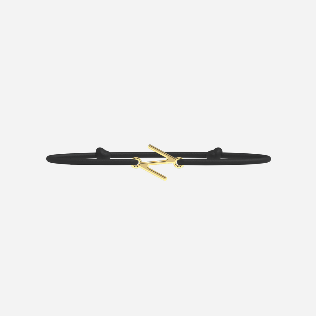 Bracelet N - Doré - Noir