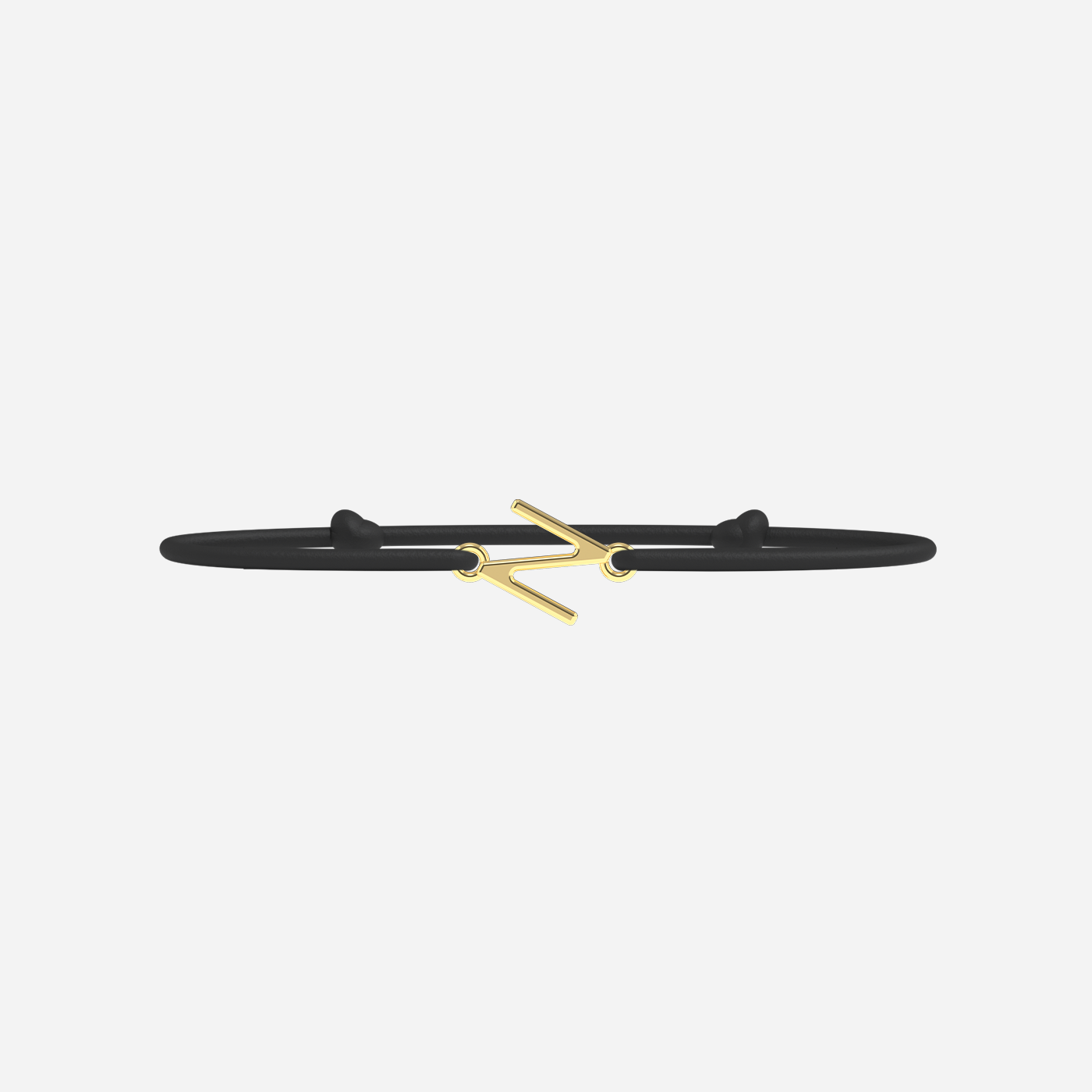 Bracelet N - Doré - Noir