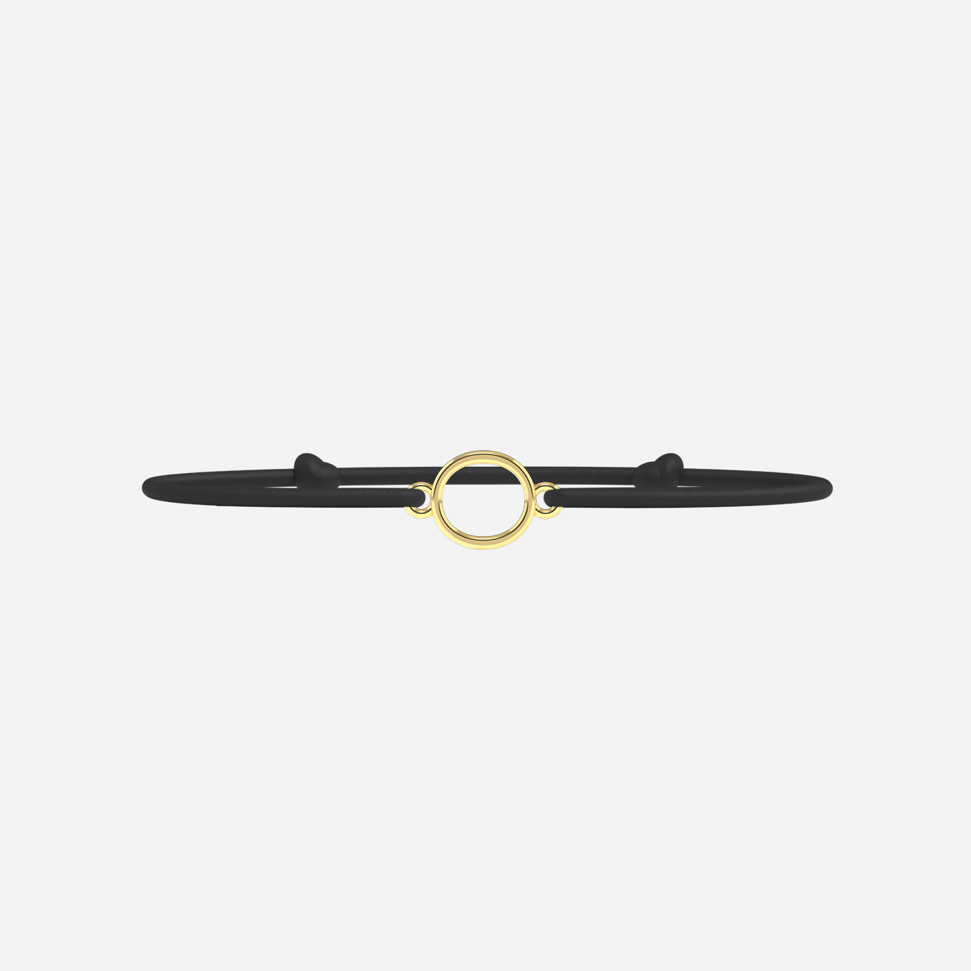O Bracelet - Gold - Black