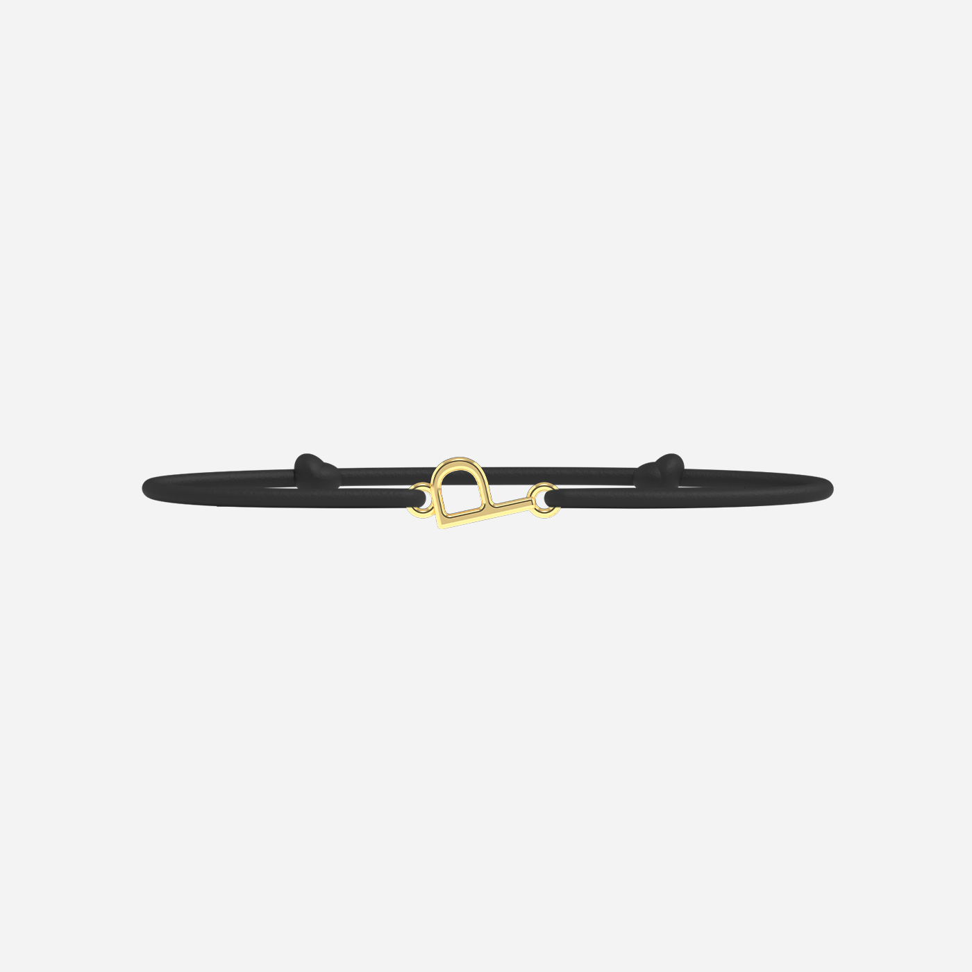 Bracelet P - Doré - Noir