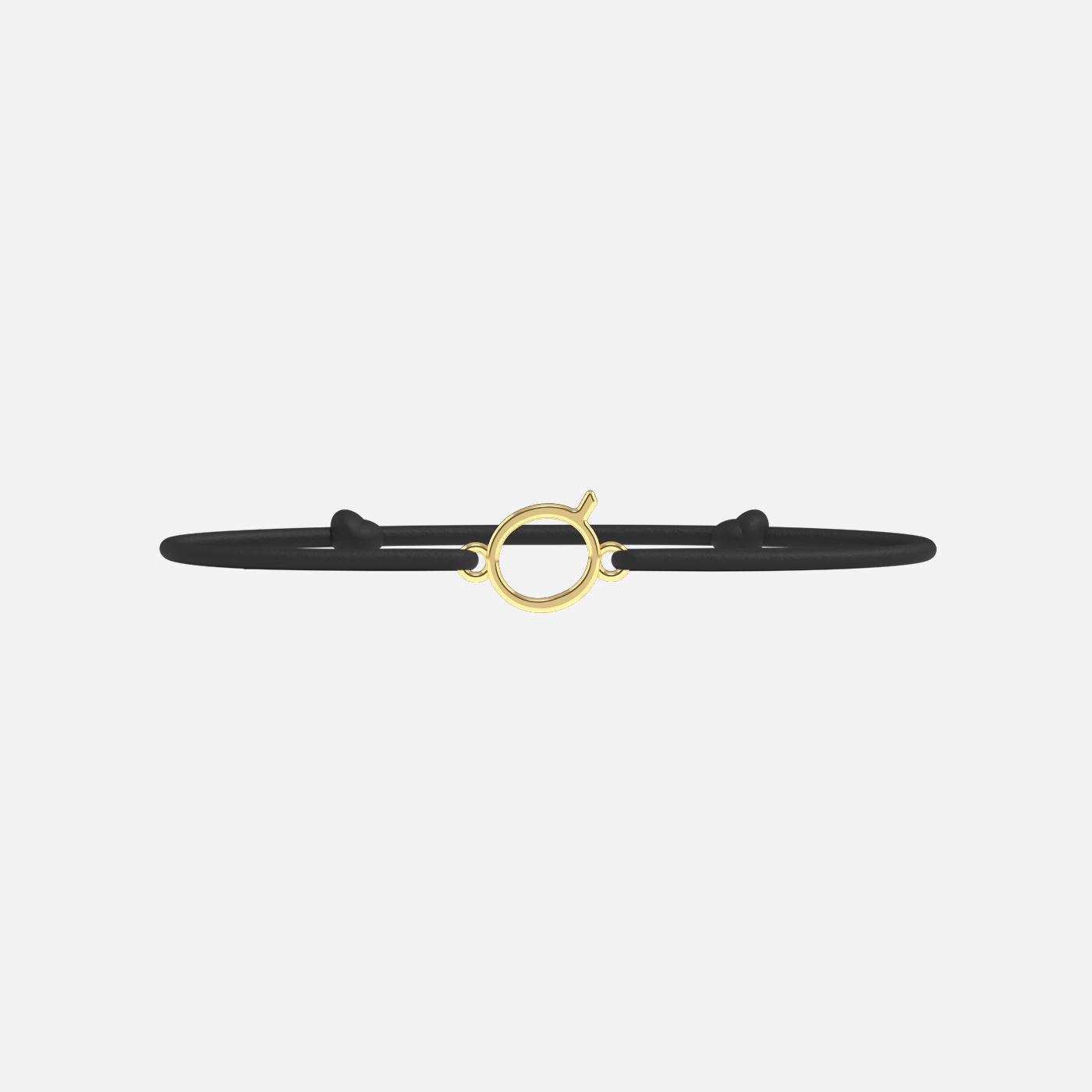 Q Bracelet - Gold - Black