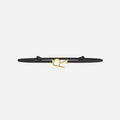 R Bracelet - Gold - Black