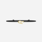 R Bracelet - Gold - Black
