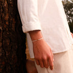 R Bracelet - Gold - Black