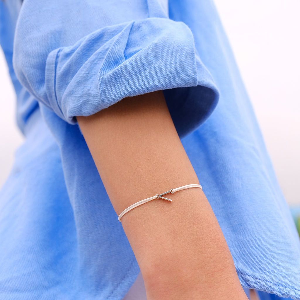 Bracelet V - Doré - Noir