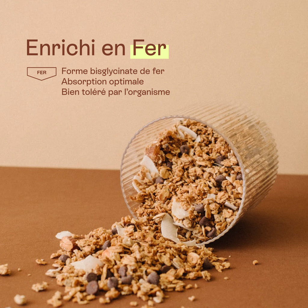 Granochoc - Granola 50% De L'Apport Journalier En Fer