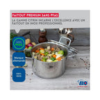 Olla De Acero Inoxidable Elo Citrin - Gris