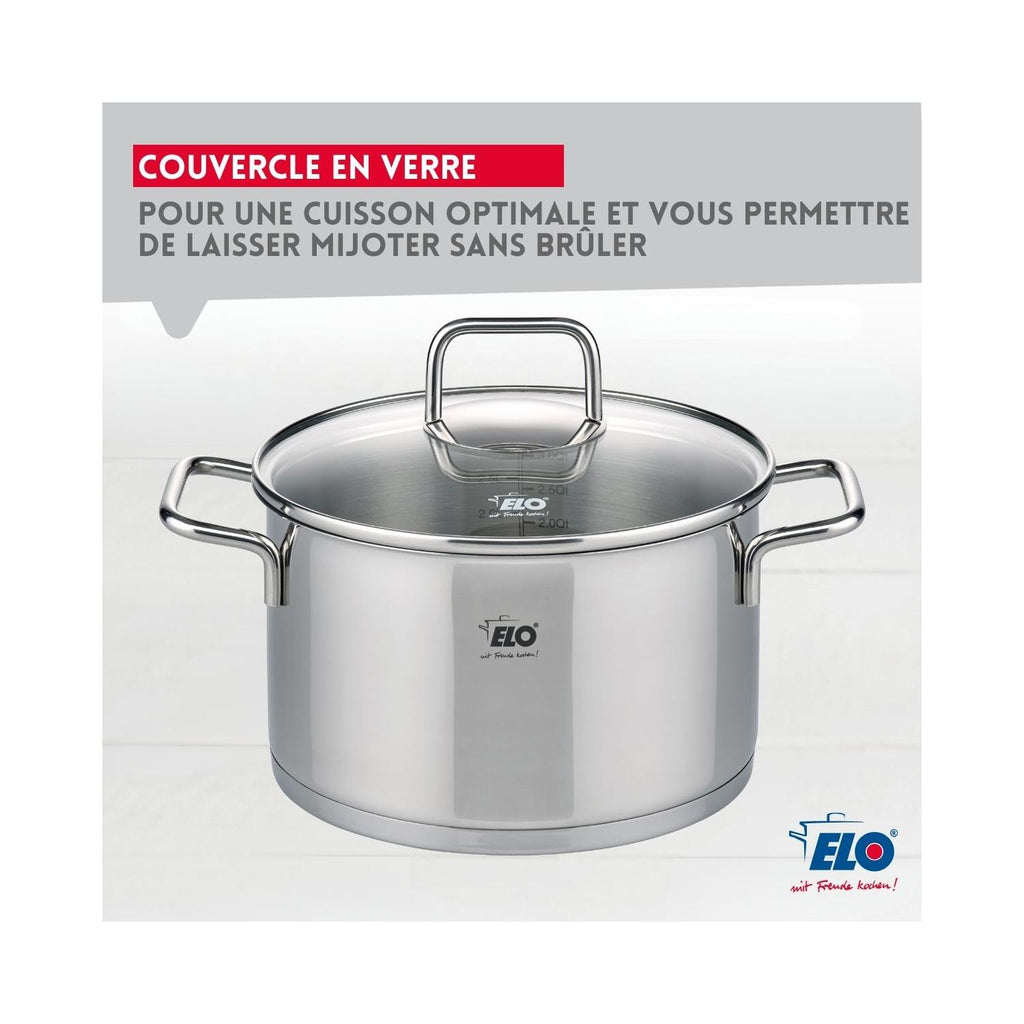 Olla De Acero Inoxidable Elo Citrin - Gris