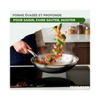 Wok In Acciaio Inox 18/10 Triply Fackelmann Vita3 - Inox