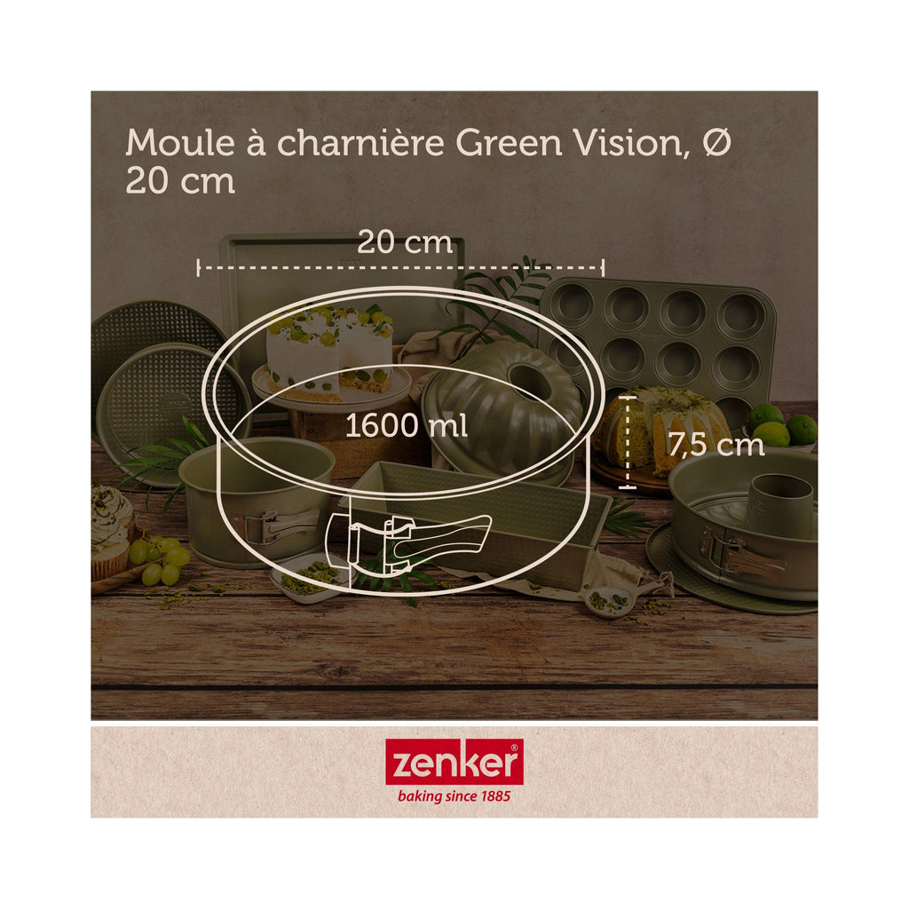 Springform Cake Tin Zenker Green Vision - Green
