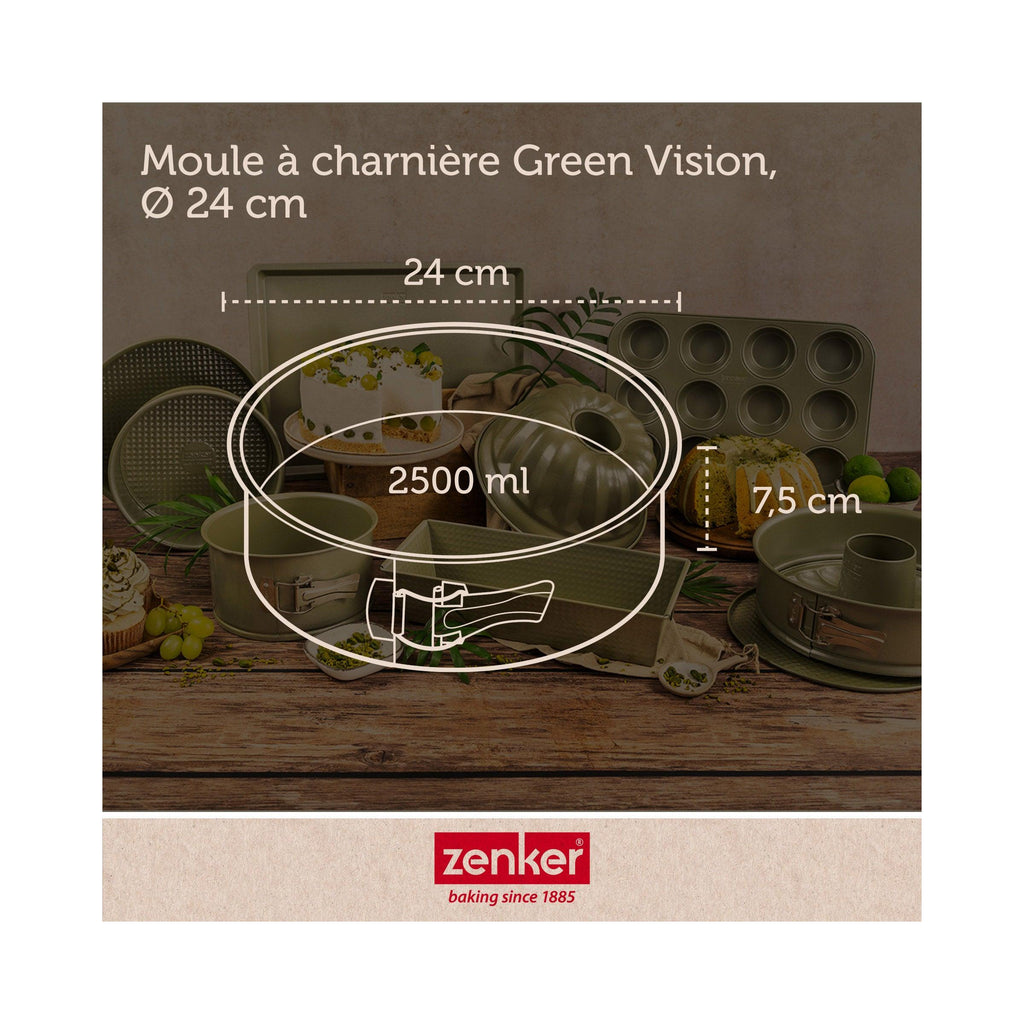 Springform Cake Tin Zenker Green Vision - Green