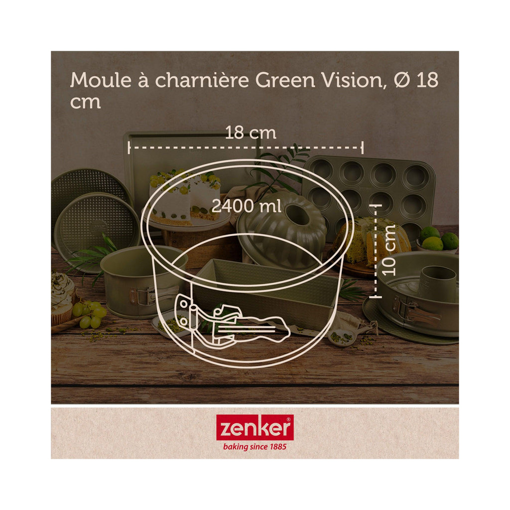 Molde Para Panettone Desmontable Zenker Green Vision - Verde