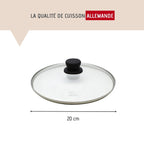Sartén Y Tapa Elo Granit Solution - Negro