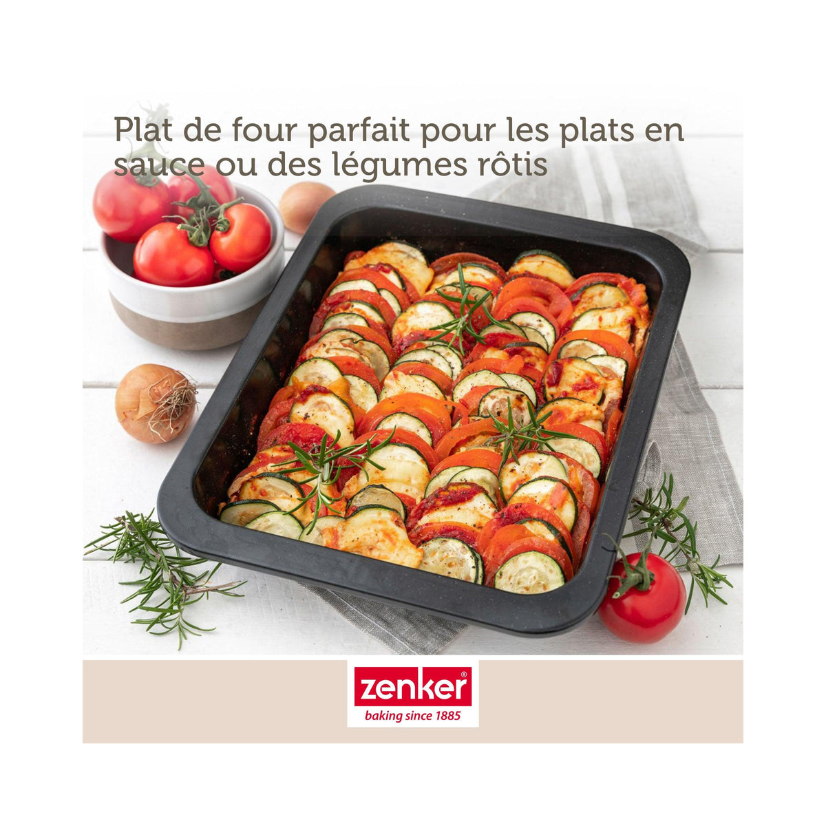 Set Di 2 Teglie Da Forno Rettangolari Zenker Special Cooking - Nero