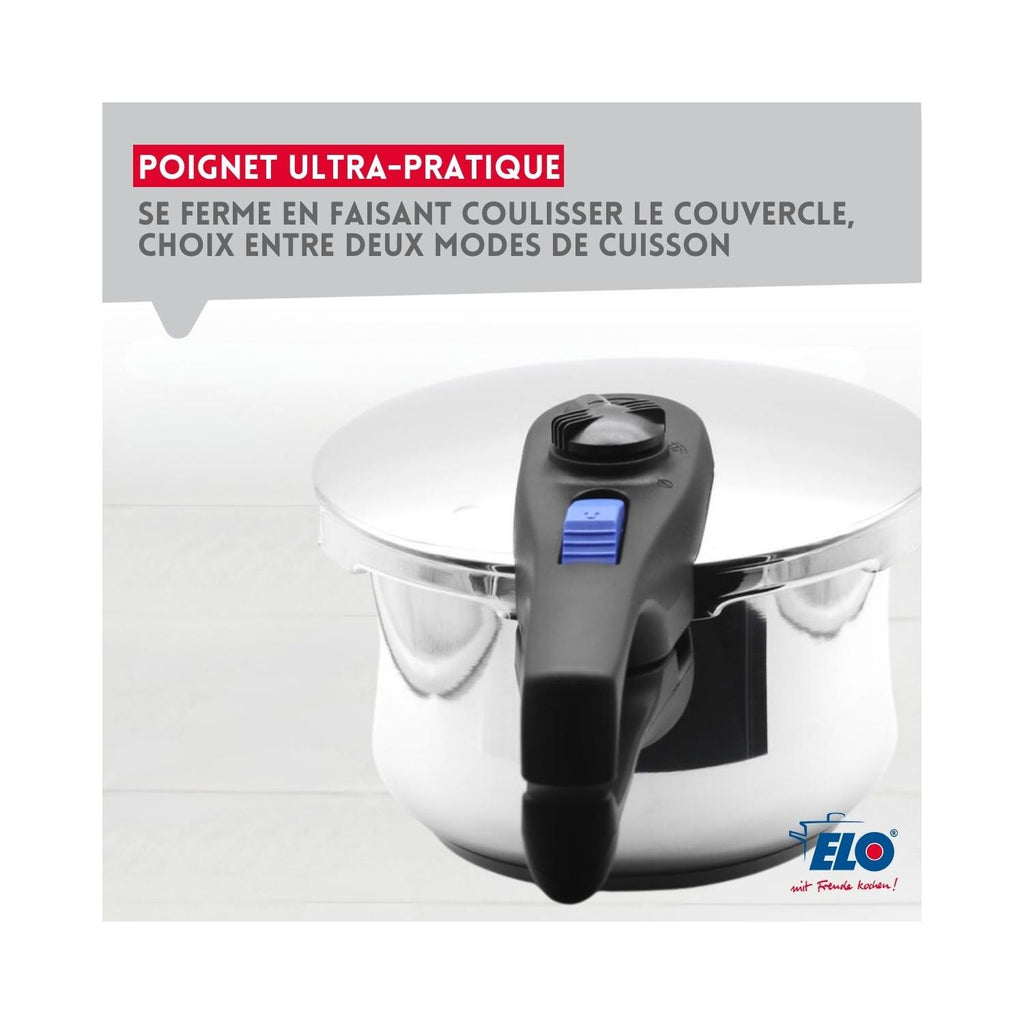 Autocuiseur Elo Praktika - Noir/Inox