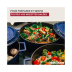 Ensemble De 9 Ustensiles De Cuisine Inox Fackelmann Ovale - Gris