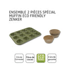 Set Da 2 Pezzi Speciale Muffin Zenker Green Vision - Verde/Marrone