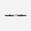 Bracelet B - Plaqué Argent - Noir