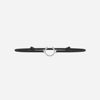 Bracelet C - Plaqué Argent - Noir
