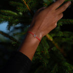 Pulsera G - Chapada en plata - Negro